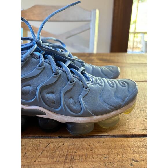Nike Air Vapormax Plus Work Blue Cool Grey 924453 402 Mens Size 7.5 - Picture 3 of 12